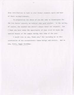 Remarks for Eva Janzer Concert, 16 Apr 1984