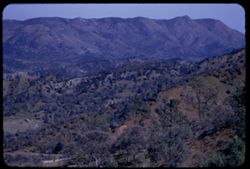 View eastward toward Diablo Range from high point on Calif 198 near Fresno - Monterey county line