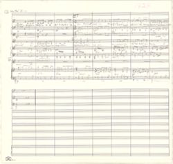 Un Bel di Vandeuc [?] vocal and piano accompaniment score