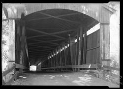 Bridge interior, .5 mile northwest of Brownstown, E. fork White River
