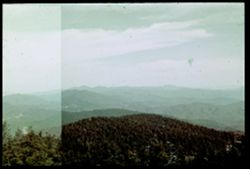 N-1= Great Smoky Mtns. View north from Clingman's Dome Cushman