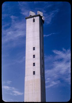 Radio relay tower of Amer. Tel. &Tel. West of Floosmoor
