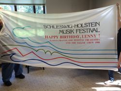 Schleswig Holstein Music Festival Birthday Banner