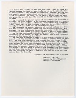 07: Report of the Committee on Nominations and Elections, ca. 15 November 1966