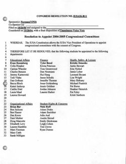 IUSA56-R11 Resolution to Appoint 2004-2005 Congressional Committees