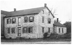 Old home at Oldenburg, Indiana