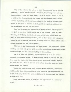 Manuscript of Nightingales in the Branches, circa 1955