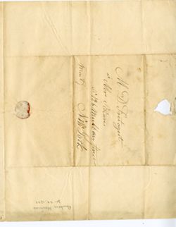 Reuben HAINES, Germantown and Philadelphia, [Pennsylvania]. To M[arie] D. FRETAGEOT, at Mrs. Sistare's, No 126 Mulberry Street, New York., 1821 Sept. 24, 25