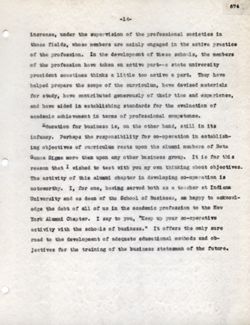 "Business Statesmanship" -Beta Gamma Sigma Meeting, New York June 8, 1939