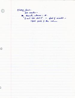 "9/10/03 [Reports from Teams 8,7,6,5,4,3,2,1A, and 1] [Hamilton’s handwritten notes], September 10, 2003