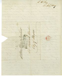 Say, L[ucy] W., New York to William Maclure, Mexico., 1839 July 23
