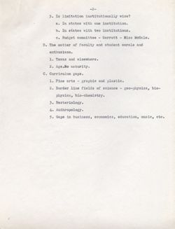 "Notes used for Informal Remarks before the Combined Discussion Clubs" Dec. 10, 1939