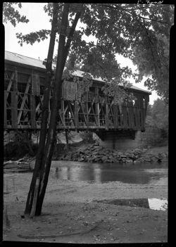 Bridge out of Conway, N.H., Saco river (covered)