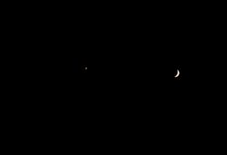 Moon at 1/10 f 4 = Mars at 1 sec f 4