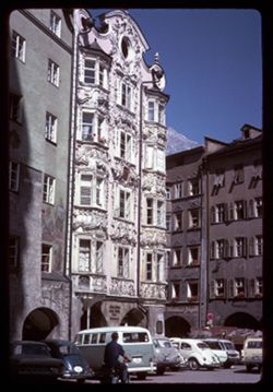 House at corner of Friedrich strasse Innsbruck