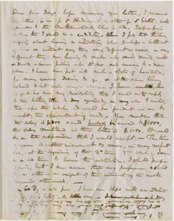 TAW to Miami University (OH) President William Caldwell Anderson regarding offer of position, 14 October 1852