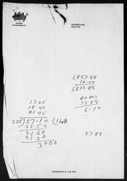 Tubman Farm Financial Records, June-September 1962