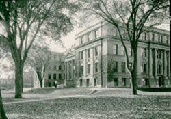 University of Iowa Liberal Arts building, east and north faces