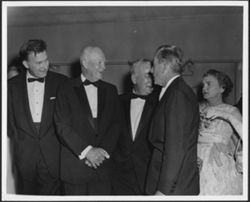 Hoagy Carmichael with President Eisenhower and unidentified people in Palm Springs.