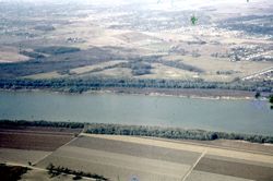 Angel Mounds, Aerial