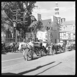 Another view of horses-carriage