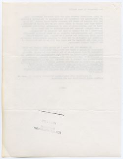 Letter to the Faculty Concerning the Dow Chemical Incident, 09 November 1967
