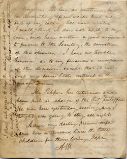Andrew Wylie, Jr. to Caroline Bryan Wylie, 8 August 1863