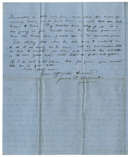 James Penn Bennett, La Grange [TN] to wife, New Harmony., 1862, Nov. 20