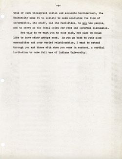 "Closing Remarks" -Indiana Banker's Conference, Indiana University Oct. 26, 1938
