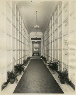 Evergreen Cemetery Mausoleum - Interior