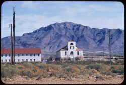 Little church below Franklin Mtns. NW of El Paso
