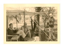 Men at hunting camp