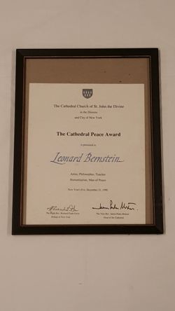 Cathedral Peace Award