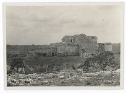 Item 0180. Long shot of the Palace of the Nunnery, with the Annex and Iglesia at far left.
