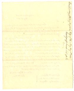 1832, May 14 - Woodbury, Levi, 1789-1851, U.S. secretary of treasury. Navy Department. To George Washington Rodgers. Commanding U.S. Naval Forces, Coast of Brazil. Refers to a vessel on her way to Falkland Islands which may be hostile to American commerce.