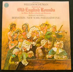 Concerto on Old English Rounds for Viola, Women's Chorus and Orchestra  Columbia Records: New York City,