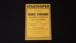 Staatsoper Beethoven Program Display