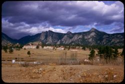 Rocky mountains north of Estes Park, Colorado.