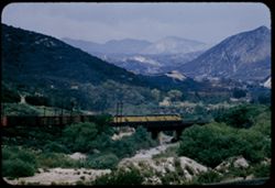 Union Pacific freight train Cajon Canyon