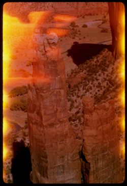 Spider Rock in  Canyon de Chelly
