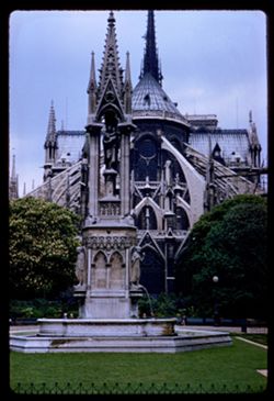 Notre Dame de Paris - rear view