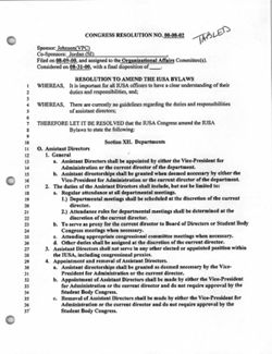 00-08-02 Resolution to Amend the IUSA Bylaws