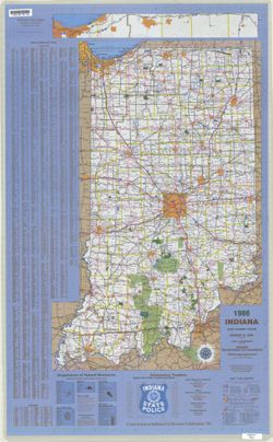 1986 Indiana state highway system