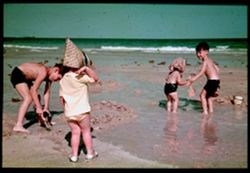 K-15= Children in surf.  Miami Beach Cushman