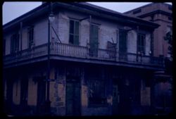 House with balcony around NE corner Bourbon & St. Philip Sts. New Orleans