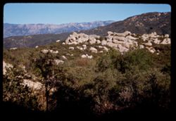 Rocks near top of San Marcos Pass