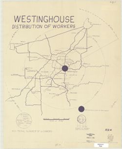 Westinghouse, distribution of workers