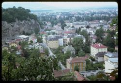 Panorama of Salzburg below and west from Monchsberg X