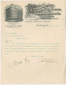 Home Correspondence School 1901