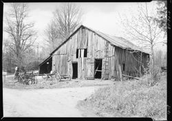 Oscar Myers barn, just north of Helmsburg, turn of road